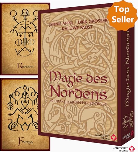 Magie des Nordens - Tauche in die Ursprünge der nordischen Spiritualität ein: 49 Orakelkarten und 160-seitiges Booklet