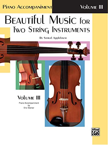 Beautiful Music for Two String Instruments, Bk 3: Piano Acc.: Piano Accompaniment