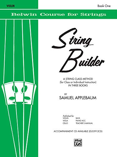 String Builder, Bk 1: Violin, Book I (Belwin Course for Strings) von Alfred Music