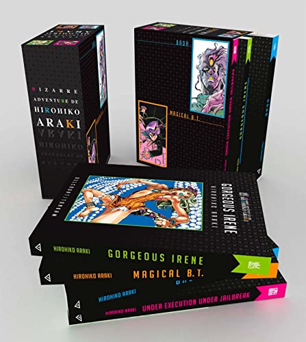 Bizarre adventure de Hirohiko Araki: Coffret en 4 volumes : Magic B.T. ; Gorgeous Irene ; Baoh ; Under Execution Under Jailbreak Bizarre adventure de Hirohiko Araki: Coffret en 4 volumes : Magic B.T. ; Gorgeous Irene ; Baoh ; Under Execution Under Jailbreak