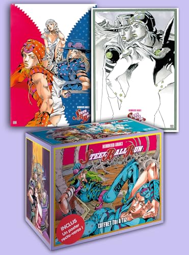 Jojo's - Steel Ball Run - Coffret T01 à T12: Inclus un poster recto-verso von DELCOURT
