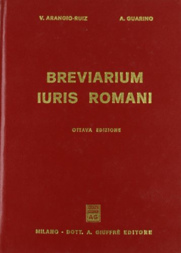 Breviarium iuris romani von Giuffrè