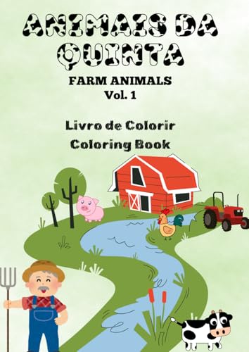 Animais da Quinta / Farm Animals: Coloring Book (Livros de Colorir / Coloring Books, Band 1) von Independently published