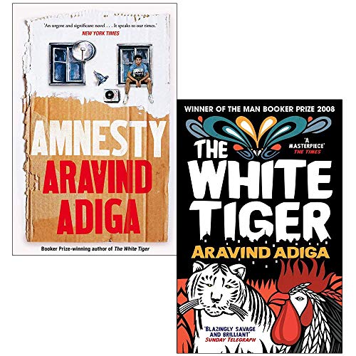 Aravind Adiga Collection 2 Books Set (Amnesty and The White Tiger)