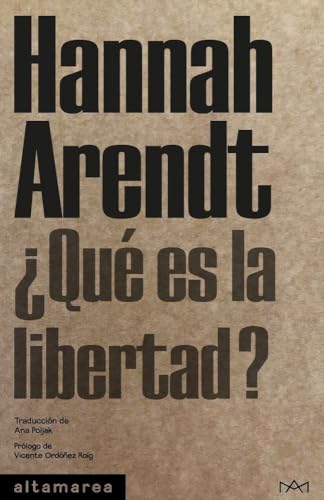 ¿Qué es la libertad? (Tascabili, Band 28) von Altamarea Edición de Libros SL