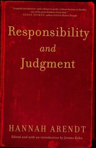 Responsibility and Judgment Responsibility and Judgment