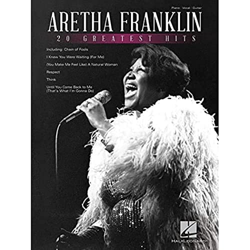 Aretha Franklin: 20 Greatest Hits (PVG): Songbook für Klavier, Gesang, Gitarre: 20 Greatest Hits: Piano / Vocal / Guitar