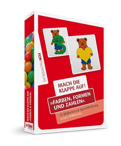 Mach die Klappe auf - Farben, Formen und Zahlen: Bildkarten zur Sprachförderung: 35 Bildkarten zur Sprachförderung von FON-Fachverlag