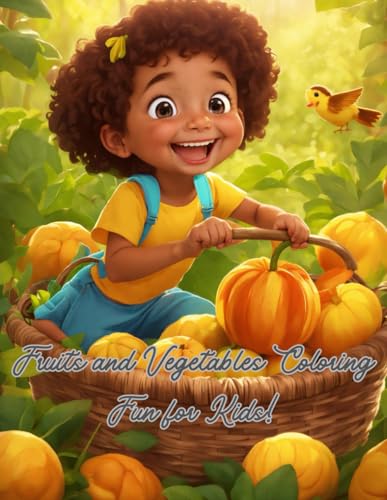 Colorful Fruits and Vegetables: A Fun Coloring Book for Kids !: An Educational and Creative Coloring Adventure for Children" von Independently published