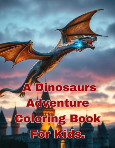 Dinosaur Adventure Coloring Book for Kids: Fun and Exciting Dino Designs to Color!: Explore the Prehistoric World with 50+ Amazing Dinosaur Illustrations for Hours of Creative Fun! von Independently published