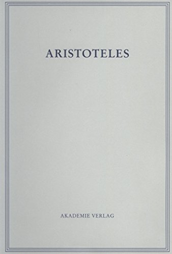 Die historischen Fragmente (Aristoteles Werke) von Walter de Gruyter