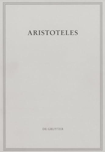 Peri hermeneias (Aristoteles: Aristoteles Werke)