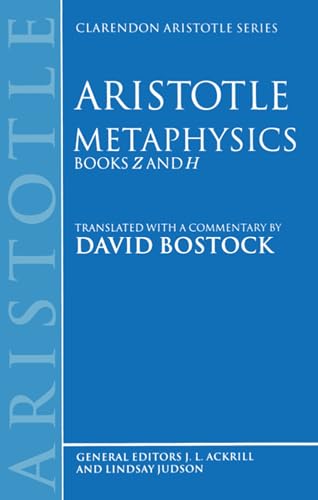 Metaphysics: Books Z and H (Clarendon Aristotle Series) von Oxford University Press