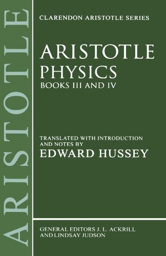 Physics: Books III and IV (Clarendon Aristotle Series) (Bks. 3 & 4) von Clarendon Press