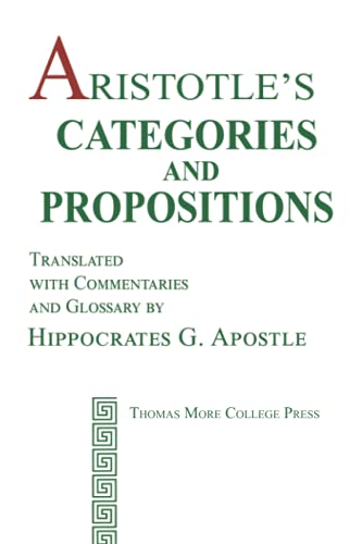 Aristotle's Categories and Propositions Aristotle's Categories and Propositions