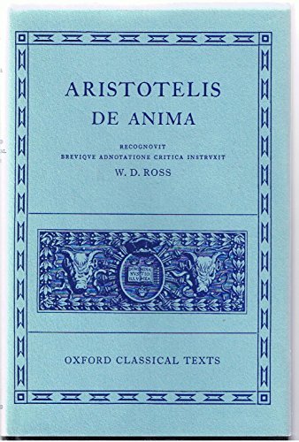 De Anima (Oxford Classical Texts) von Oxford University Press