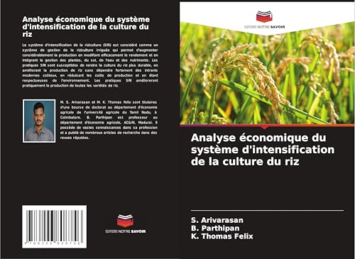 Analyse économique du système d'intensification de la culture du riz von Editions Notre Savoir