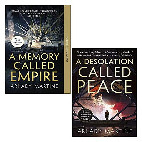 Arkady Martine 2 Books Collection Set (A Memory Called Empire, A Desolation Called Peace [Hardcover]) - Arkady Martine