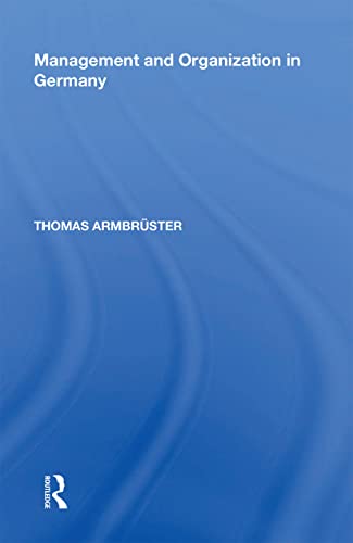 Management and Organization in Germany von Routledge