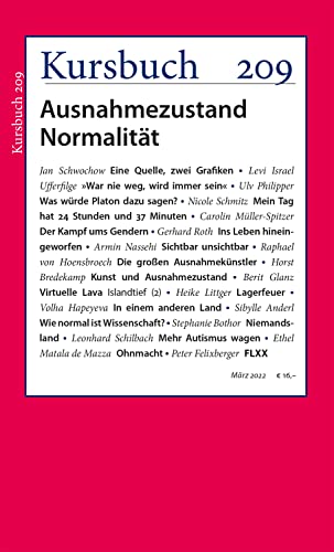 Kursbuch 209: Ausnahmezustand Normalität von Kursbuch Kulturstiftung gGmbH