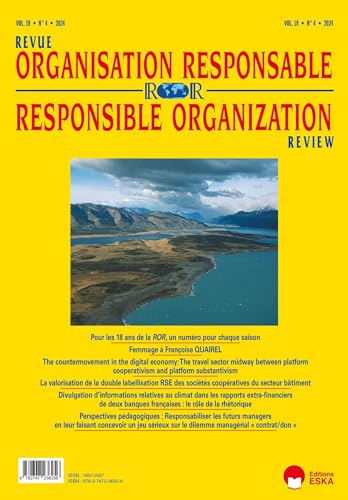 Revue de l'organisation responsable n°4 Volume 19: Pour les 18 ans de la ROR, un numéro pour chaque saison von ESKA