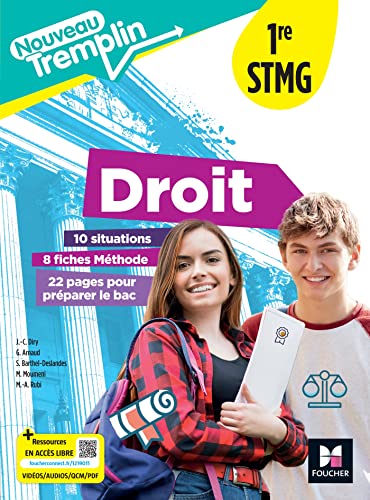 Nouveau Tremplin - DROIT 1re STMG - Ed. 2023 - Livre élève von FOUCHER