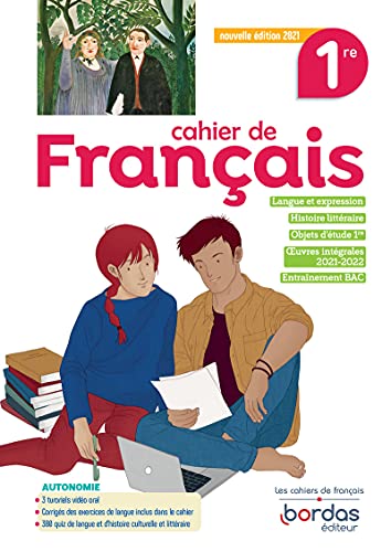 Français 1re 2021 - Cahier d'exercices