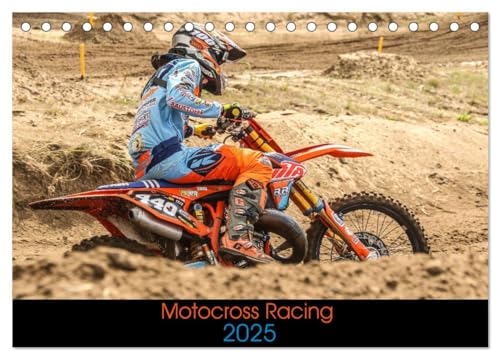 Motocross Racing 2025 (Tischkalender 2025 DIN A5 quer), CALVENDO Monatskalender von CALVENDO