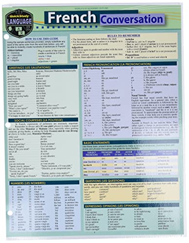 French Conversation: a QuickStudy Language Reference Guide