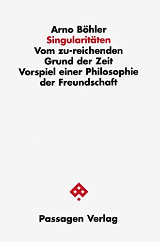 Singularitäten (Passagen Philosophie) von Passagen Verlag