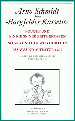 Bargfelder Ausgabe. Werkgruppe III: Essays und Biographisches: Studienausgabe der Werkgruppe III. 4 Bände in Kassette von Haffmans / Suhrkamp
