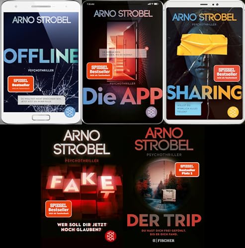 Offline - Die App - Sharing - Fake - Der Trip von Arno Strobel im Set + 1 exklusives Postkartenset