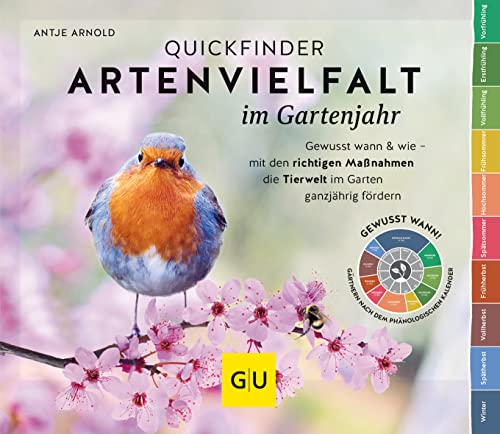 Quickfinder Artenvielfalt im Gartenjahr: Gewusst wann & wie – mit den richtigen Maßnahmen die Tierwelt im Garten ganzjährig fördern (GU Natur) von GRÄFE UND UNZER Verlag GmbH