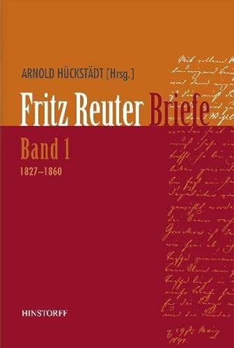 Briefe 01: 1827-1860: Band 1: (1827-1860) von Hinstorff Verlag GmbH