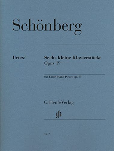 Sechs kleine Klavierstücke op. 19: Besetzung: Klavier zu zwei Händen (G. Henle Urtext-Ausgabe) von G. Henle Verlag