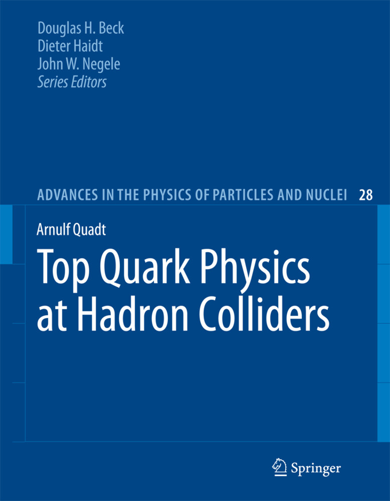 Top Quark Physics at Hadron Colliders von Springer Berlin Heidelberg