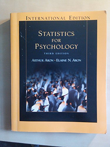 Statistics for Psychology: International Edition