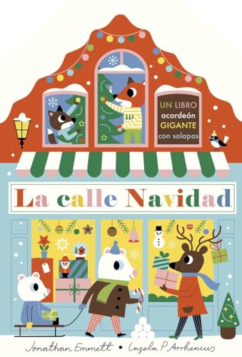 La calle Navidad. Libro desplegable (Libros con elementos para jugar)