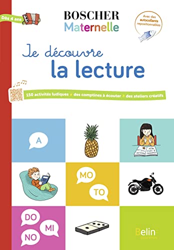 Je découvre la lecture: Avec des autocollants repositionnables