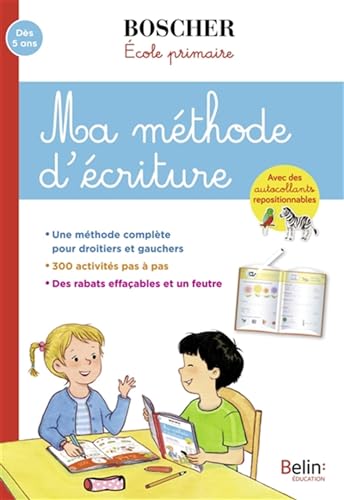 Ma méthode d'écriture (éd. 2020): Avec des autocollants repositionnables et un feutre effaçable