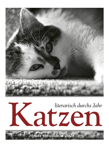 Katzen - literarisch durchs Jahr 2024: Wochenkalender