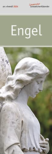 Lesezeichenkalender Engel 2024: Monatskalender mit Fotografien, Zitaten und 12 Lesezeichen zum Heraustrennen