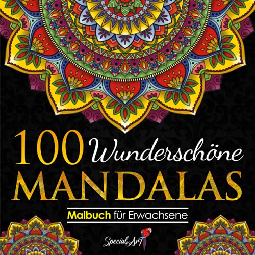 100 Wunderschöne Mandalas: Mandala Malbuch für Erwachsene, toller Antistress-Zeitvertreib zum Entspannen mit schönen Malvorlagen zum Ausmalen. (Volumen 2) (Mandalas Malbuch-Sammlung, Band 2)