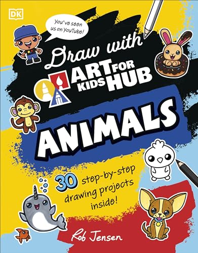 Draw with Art for Kids Hub Animals (DK Bilingual Visual Dictionary) von DK Children