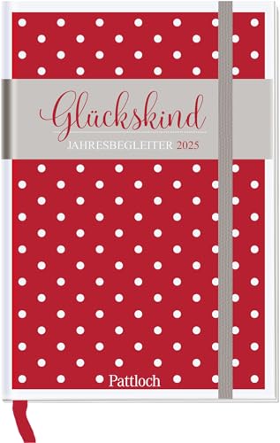 Taschenkalender 2025: Glückskind: Buchkalender ca. A6. Wochenplaner | Terminplaner | Organizer. Praktischer kleiner Taschenkalender mit Ferienterminen und Monatsübersichten