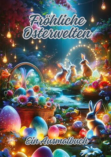 Fröhliche Osterwelten: Ein Ausmalbuch von tredition