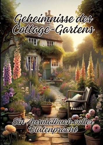 Geheimnisse des Cottage-Gartens: Ein Ausmalbuch voller Blütenpracht