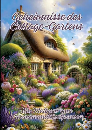Geheimnisse des Cottage-Gartens: Ein Malbuch zum Träumen und Entspannen von tredition