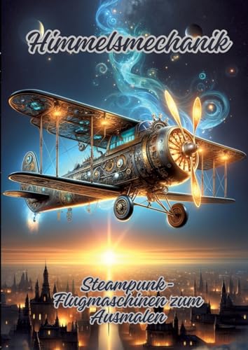 Himmelsmechanik: Steampunk-Flugmaschinen zum Ausmalen von tredition
