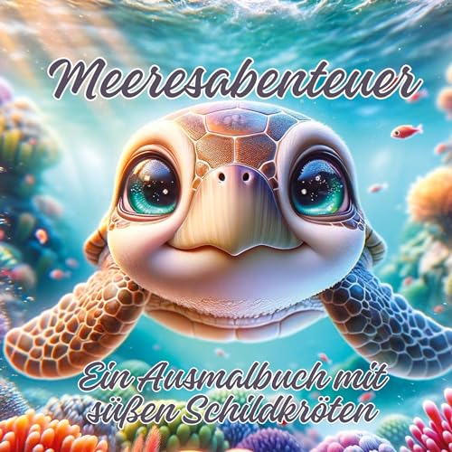 Meeresabenteuer: Ein Ausmalbuch mit süßen Schildkröten von tredition